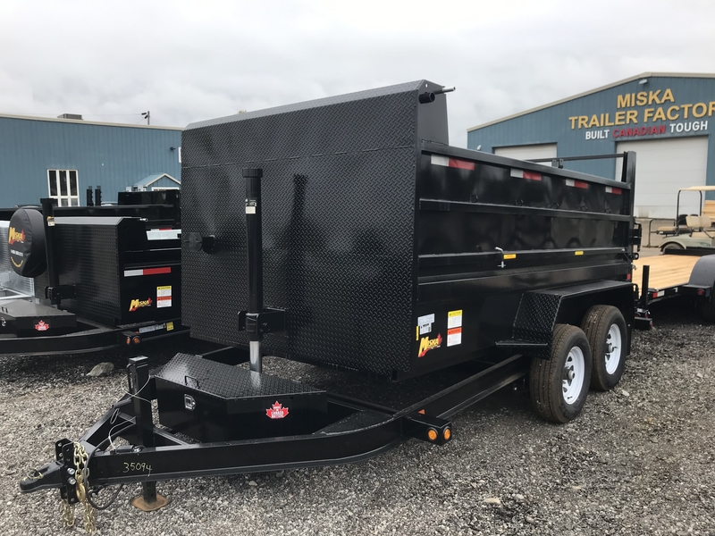 2025 Miska 5 Ton High Side Dump Trailer